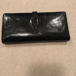 Italian leather bifold wallet